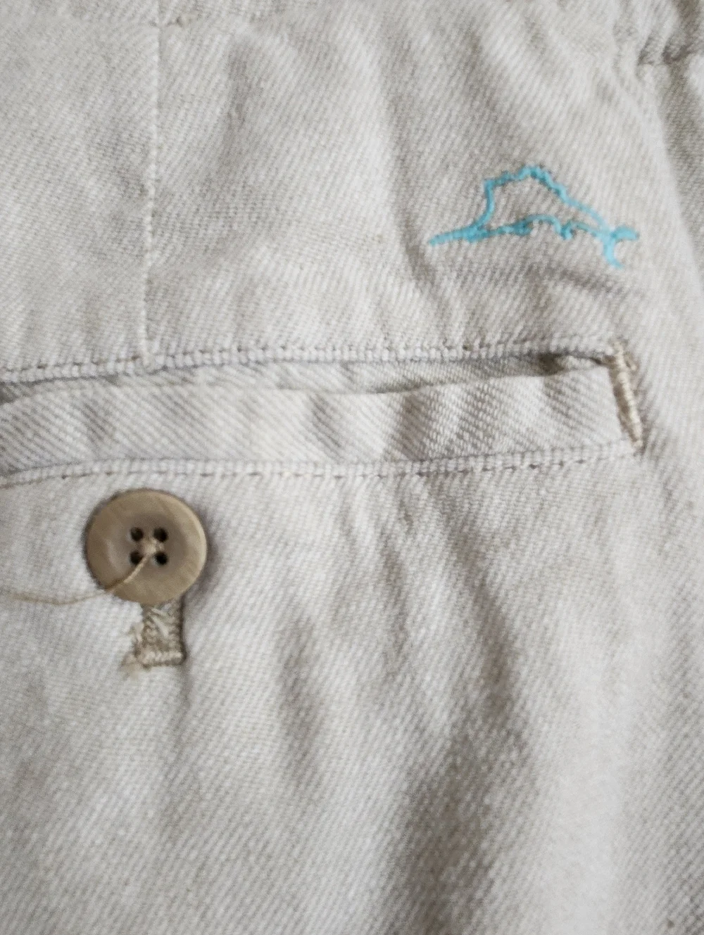 Tommy Bahama-Beach Linen Cropped Length Drawstring Waist Size XL